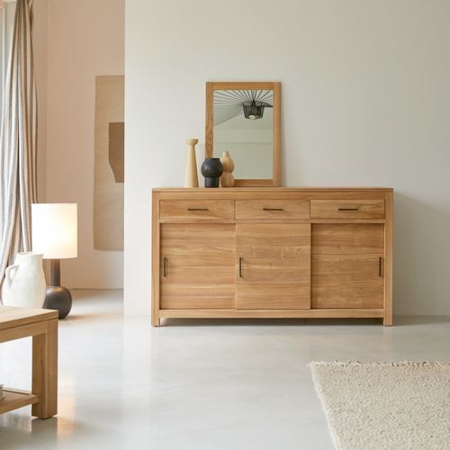 Modernes Sideboard - MA&Euml; - Tikamoon - Metall / Massivholz / Teakholz