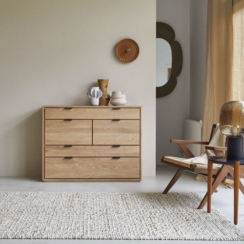 Kommode / skandinavisches Design - SENSON - Tikamoon - geöltes Holz / Eiche / mit Stauraum