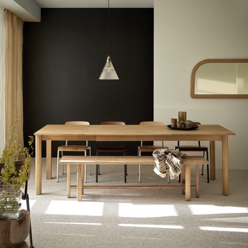 Moderner Esstisch - NOAH - Tikamoon - Massivholz / Teakholz / Gestell aus Massivholz