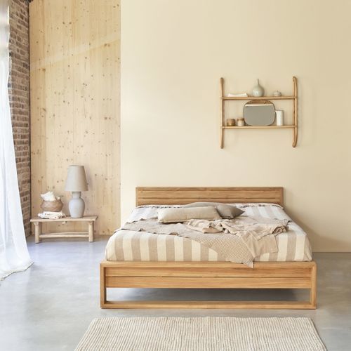 Zweierbett - MINIMALYS - Tikamoon - modern / FSC-zertifiziert / Teakholz