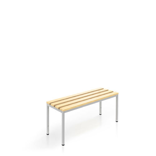 Moderne Bank für Umkleideraum - 1311-000010-1002526 - Lockeel - Kunststoff / Holz / ohne Armlehnen