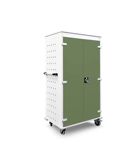 Ladewagen für Laptop - 2622-021301-0925812_V.129 - Lockeel - pulverbeschichteter Stahl / Farbe anpassbar / für die Ausbildungsbranche