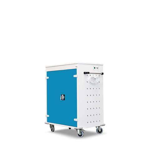 Ladewagen für Laptop - 2622-020801-0925812_V.132 - Lockeel - pulverbeschichteter Stahl / Stahlblech / Holz