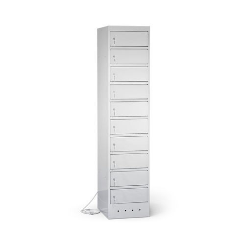Metall-Garderobenschrank - 2612-011006-0401211_V.601 - Lockeel - Stahlblech / pulverbeschichteter Stahl / mit Schlüssel