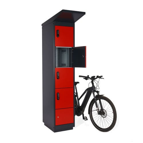 Ladestation / fur Elektroscooter - 2663-010500-0401114_V.1603 - Lockeel - für Elektrofahrräder / galvanisiertem Stahl / aus lackiertem Stahl