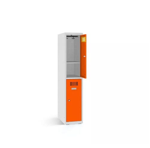 Staufach / pulverbeschichteter Stahl - 1220-010215-0301112_V.461 - Lockeel - Stahlblech / für Gewerbegebrauch / für industrielle Nutzung
