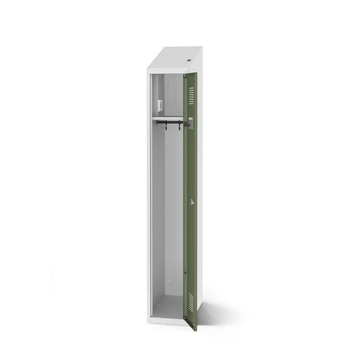 Garderobenschrank / pulverbeschichteter Stahl - 1180-010100-0301112_V.451 - Lockeel - mit Schlüssel / für Gewerbegebrauch / für öffentliche Einrichtungen