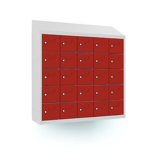 Stahlblechfach - 2151-050502-1001111_V.459 - Lockeel - pulverbeschichteter Stahl / RFID / mit Schlüssel