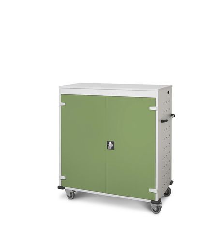 Ladewagen für Laptop - 2622-031001-1315812_V.134 - Lockeel - pulverbeschichteter Stahl / für den Innenraum / mit Wi-Fi-Verbindung