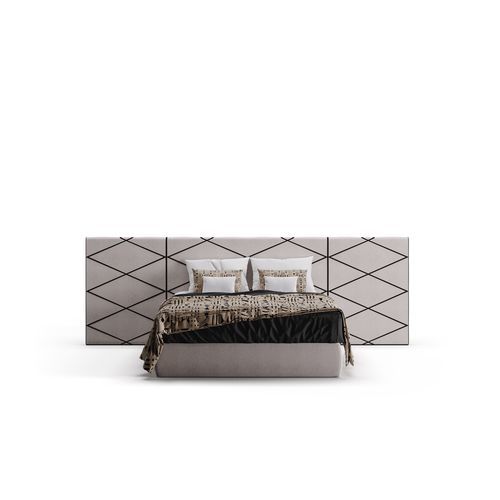 Doppelbett - ALPES - Bablanc - modern / Kopfteil / Polster