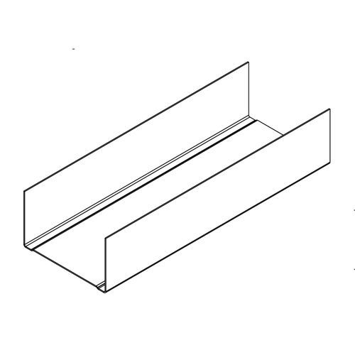 Metallprofil - UNI - Vertebra - U-förmig / für Fassaden / für Trennwand