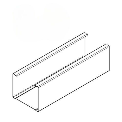 Metallprofil - UNI - Vertebra - C / für Fassaden / für Tür