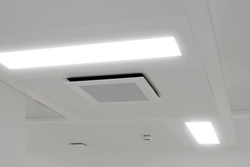 Zwischendecke / galvanisiertem Stahl - VERT Z CORRIDOR - Vertebra - Aluminium / Platten / für Büro