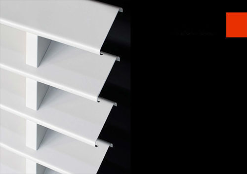 Aluminium-Sonnenschutzlamelle - A85 STRIP - Vertebra - für Fassaden / für Fenster / outdoor