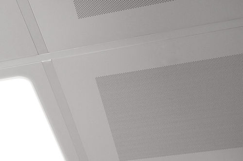 Stahl-Zwischendecke - VERT FLAT - Vertebra - Aluminium / Platten / für Büro