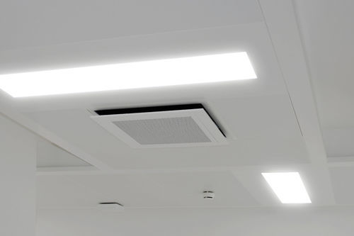 Stahl-Zwischendecke - VERT Z CORRIDOR - Vertebra - Aluminium / Platten / für Büro