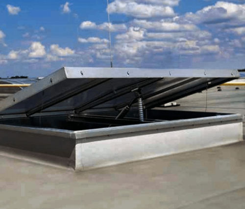 Oberlicht für Dach - VENTILIGHT® - Skyshade - für Metalldach / für Betonkonstruktion / Rauchabzug