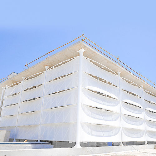 PVC-Textilmembran - FABRIC - Skyshade - Stoff / PTFE / für Fassaden