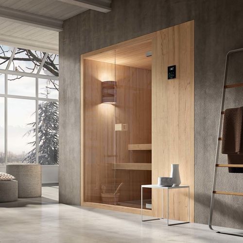 Finnische Sauna - SOREHA S - Albatros - elektrisch / für Privatgebrauch / Lärche