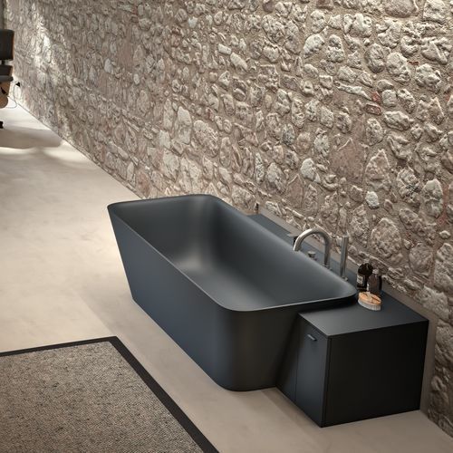 Badewanne für Nischen - TALIMA - Albatros - für Eckeinbau / freistehend / in Wandnähe