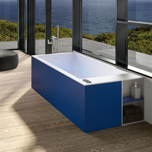 Eingebaute Badewanne - TARIM - Albatros - für Wohnungen / Mineralwerkstoff / modern