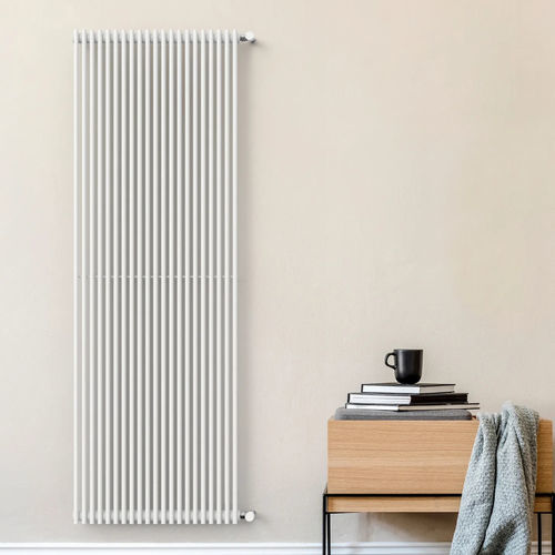 Heißwasser-Heizkörper - STREAM - Radiators - modern / Stahl / grau