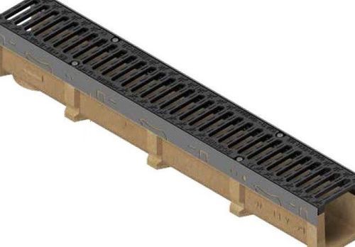 Gitter-Ablaufrinne - INZA PD - Inza Inox S.L. - Polymerbeton / galvanisiertem Stahlgitter / Verkehr
