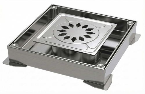 Revisionsklappe für Fußboden - Inza Inox S.L. - quadratisch / Edelstahl / einbaufähig
