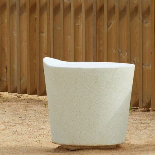 Moderner Hocker - UTAR - RYM URBAN FURNITURE, S.L. - Beton / Gestell aus Beton / beleuchtet