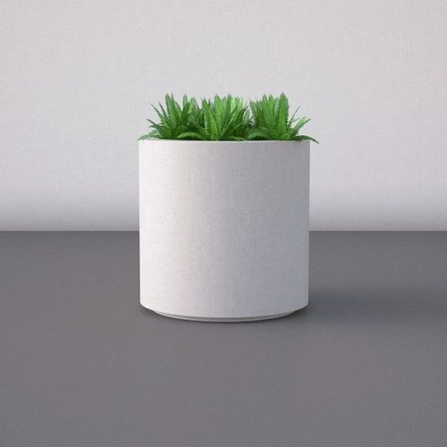 Beton-Pflanzkübel - NIZ series - RYM URBAN FURNITURE, S.L. - kreisförmig / wasserdicht / UV-beständig