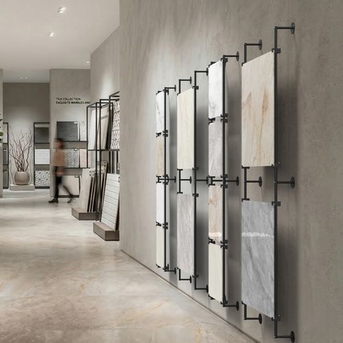 Fliesenständer für Steinplatten - FLEXIWALL - ETALAGE - für Proben / für Mosaik / für Ausstellungen