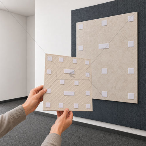 Befestigungssystem für Fliesendisplays - KLIC CLAK-VELCRO - ETALAGE