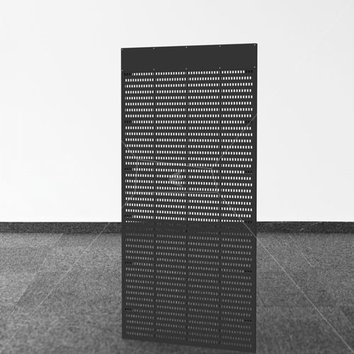 Wandmontierter Fliesenständer - KLIC CLAK-HANGWALL - ETALAGE - für Einzelhandel / für Ausstellungsraum / schwarz