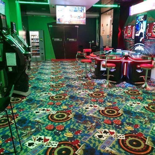 Schlingen-Teppichboden - ROULETTE ORIGINAL - Casino Carpets S.L. - Nylon / für Gewerbegebrauch / geometrisches Muster