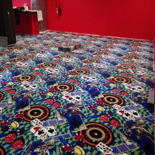 Schlingen-Teppichboden - ROULETTE 777 - Casino Carpets S.L. - Nylon / für Gewerbegebrauch / geometrisches Muster