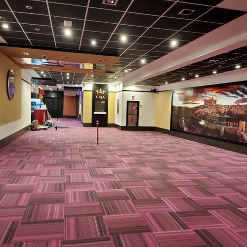 Schlingen-Teppichboden - LINEAR  - Casino Carpets S.L. - Nylon / für Gewerbegebrauch / Streifenmuster