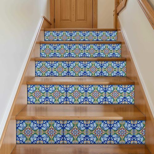 Porzellanfliesen - MEXICAN TALAVERA  - Tempera Art Design - Hochglanz / für den Innenraum / für Eingangsbereich