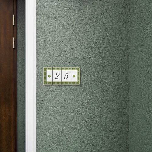 Schild für Tür - SHAMROCK  - Tempera Art Design - wandmontiert / Dekorputz / für Außenbereich