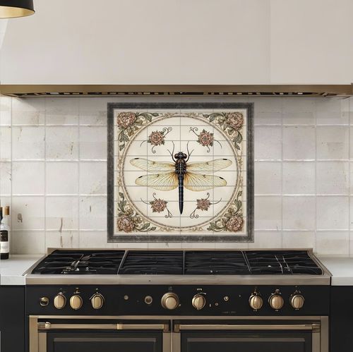 Porzellan-Anrichte - 205361 - Tempera Art Design - Tiermotiv / Blumenmotiv / individuell gestaltbar