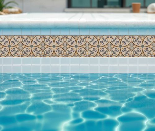 Porzellan-Mosaikfliese - Tempera Art Design - Marmor / Keramik / glatt