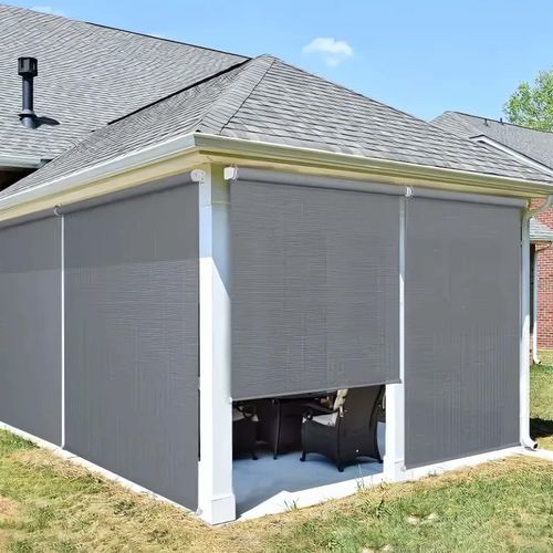 Jalousie für Pergola - CLASSIC - Covers & All - für Terrasse / Stoff / für Außenbereich