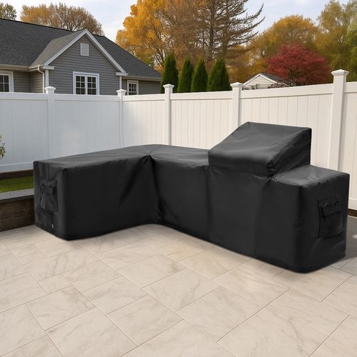 Schutzhülle für Barbecue - L-SHAPED ISLAND KITCHEN - RIGHT - Covers & All - Polyester / PVC / Stoff