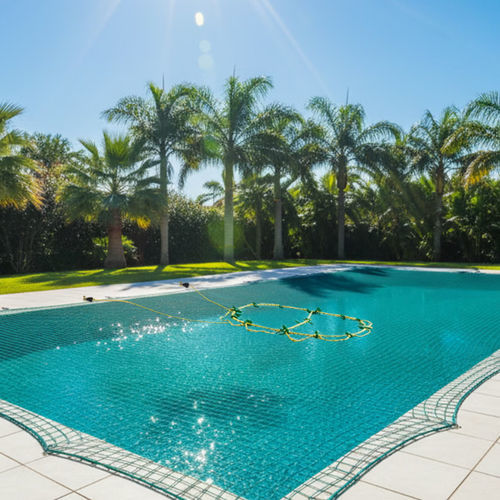 Latten-Poolabdeckung - SAFETY NET - RECTANGLE - Covers & All - Sicherheit / maßgefertigt / abnehmbar