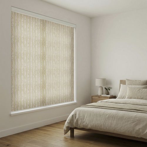 Jalousie für Fenster - LIGHT-FILTERING - Covers & All - Stoff / für Gewerbegebrauch / motorisiert