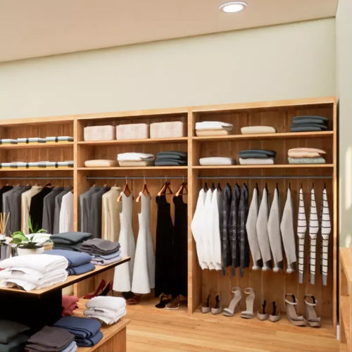Moderner Kleiderschrank - ET04744 - Tradis Design - Massivholz / für Ladenbau / für professionellen Einsatz