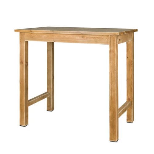 Moderner Stehtisch - TA04323 - Tradis Design - Massivholz / Gestell aus Massivholz / rechteckig