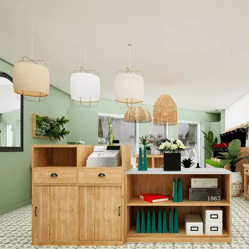 Verkaufstresen für Geschäfte / Massivholz - CO04323 - Tradis Design - modular / für Gewerbegebrauch / für Einzelhandel