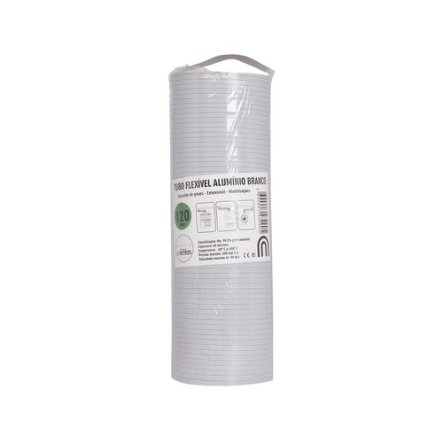 Aluminium-Schlauch - EXTENSION WHITE - Nortuflex - für Klimaanlagen / verstärkt