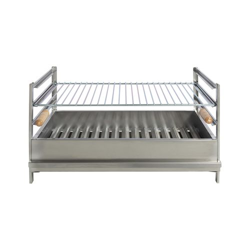 Holzkohle-Gartengrill - 5600927502950 - Nortuflex - Einbau / Edelstahl / für Außenküche