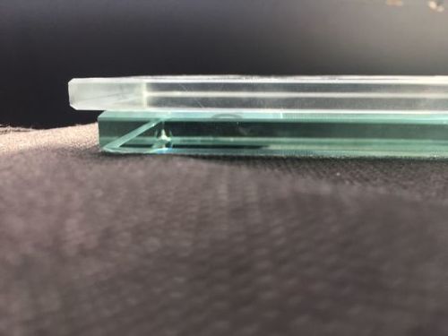 Floatglasscheibe - verre float - Infiniglass - ultra-transparent / transparent / für Schreinerwerkstatt